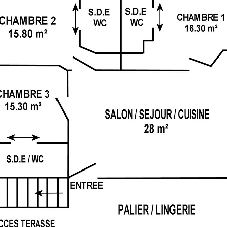 Maison De A St Nazaire, Pres Du Front De Mer, Climatisee, 3 Avec Sdb Privatives, Wifi - Fr-1-306-1203 סן נזאר